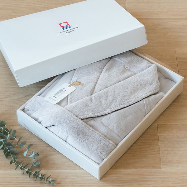 ギフト) バスローブ 今治 Fit-Use タオル地 ガーゼ タオル 送料無料